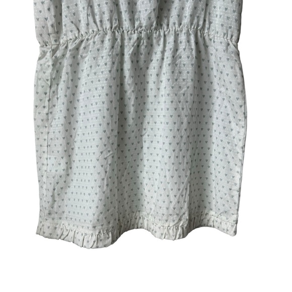 Eve Gravel Jude Silk Blend Heart Pattern Spaghetti Strap Mini Dress Tunic Size L - Picture 9 of 11